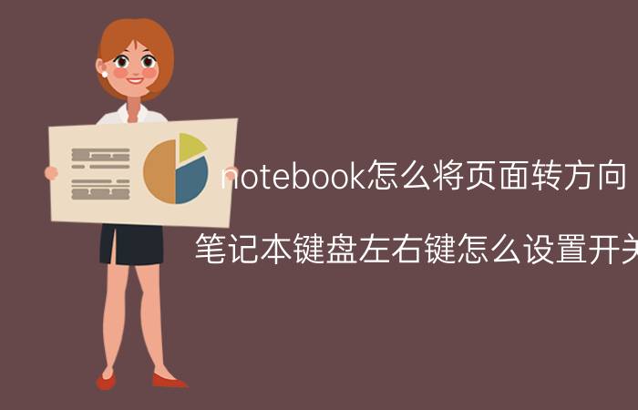 notebook怎么将页面转方向 笔记本键盘左右键怎么设置开关？